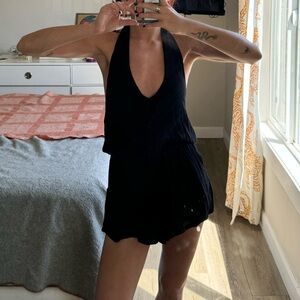 Bishop + Young Black Romper